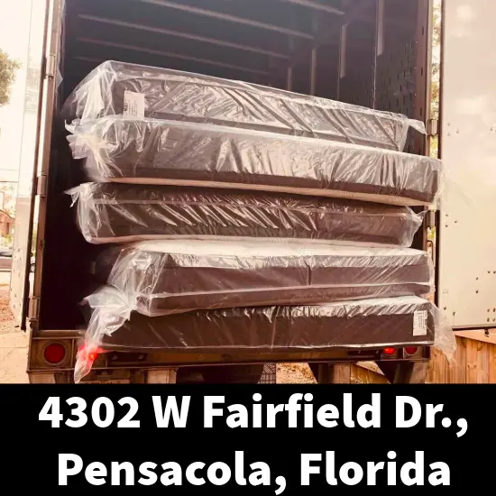 Extra firm mattress displayed at Mattress Pensacola local showroom