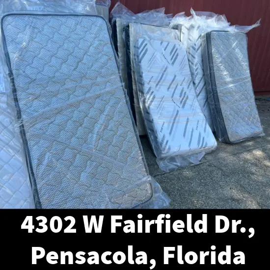 RV 30x80 bunk mattress displayed at Mattress Pensacola local showroom